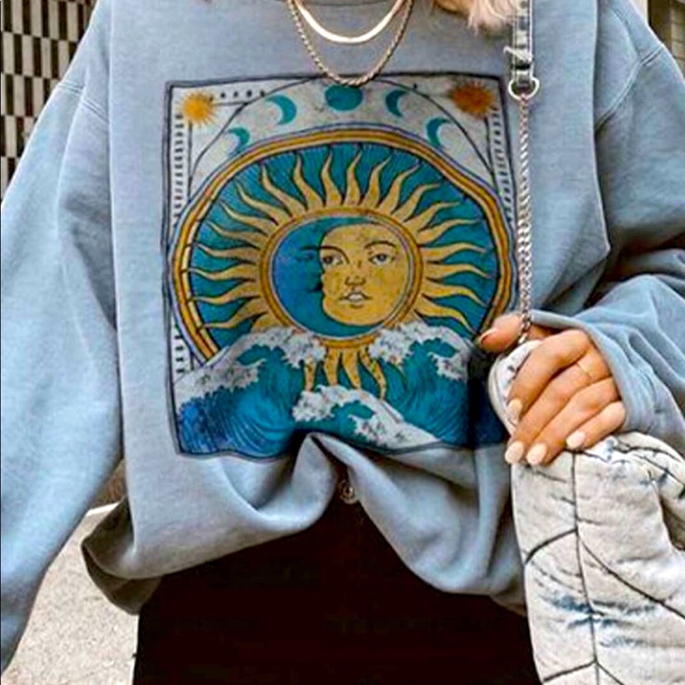 Sun and Moon sweatshirt NWT